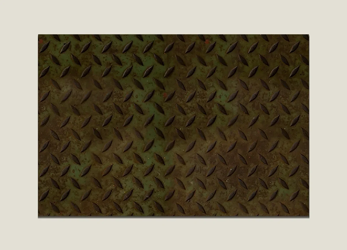 Blackened Steel material sample