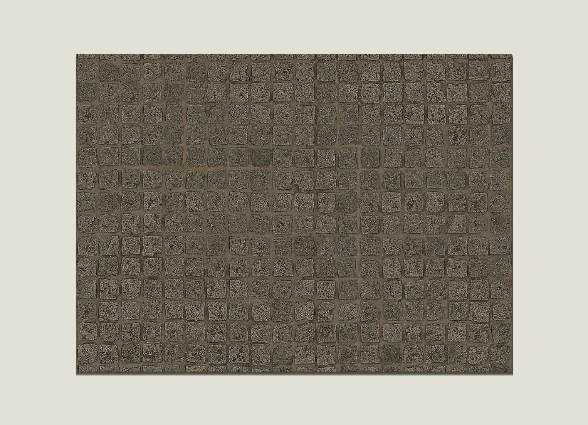 Cobblestone material sample