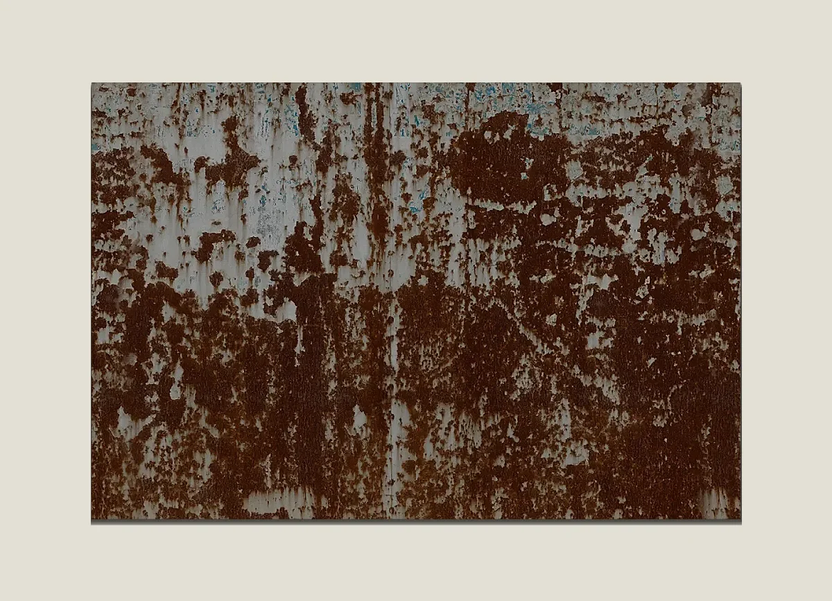 Corten Steel material sample