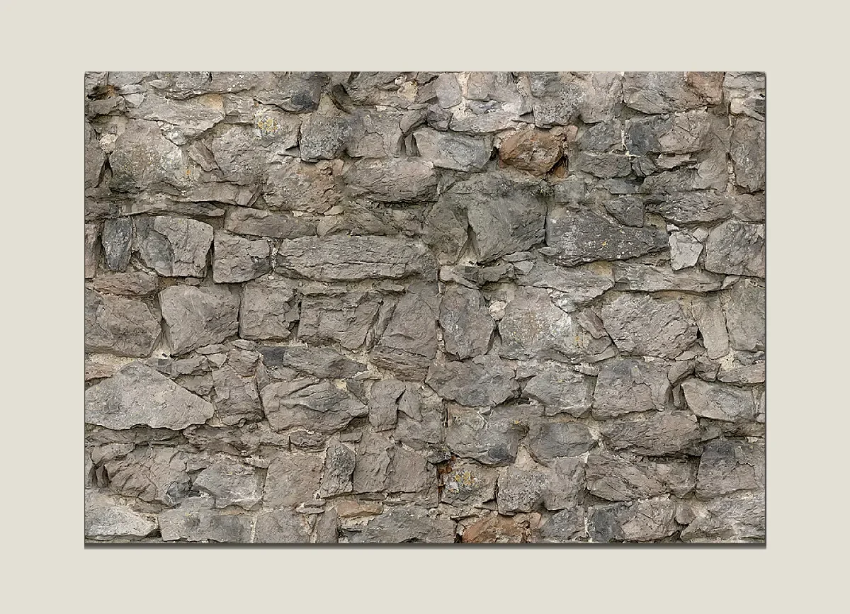 Local Fieldstone material sample